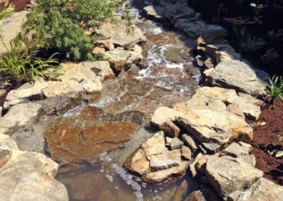 79 Res Water Feature Downhill View 2