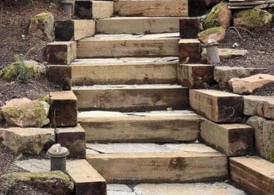 Res Wood and Flagstone Stairs 2
