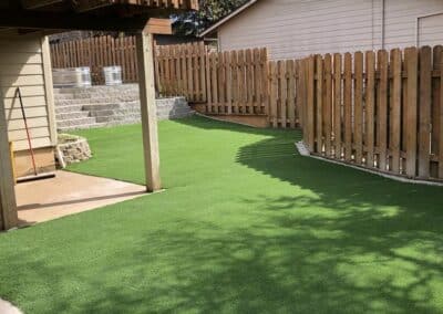 42a Res Synthetic Turf Backyard